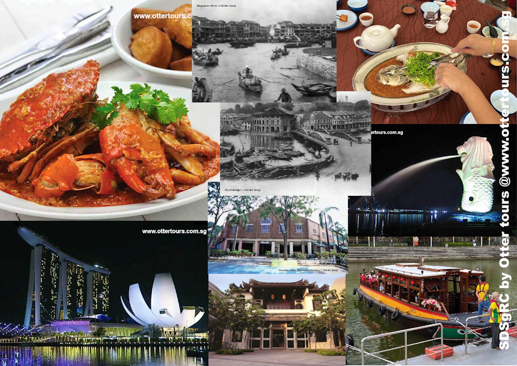 Seafood Dinner And Singapore River Cruise with Heritage Tour At Clarke Quay Location